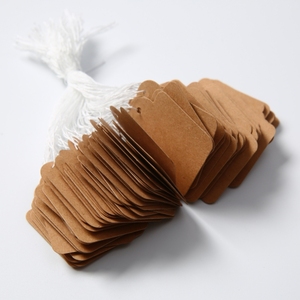 Nhà Máy Giá tùy chỉnh thân thiện với môi <span class=keywords><strong>Kraft</strong></span> quần áo treo <span class=keywords><strong>tag</strong></span> giấy hình chữ nhật màu nâu <span class=keywords><strong>kraft</strong></span> nhãn - Product Image 3