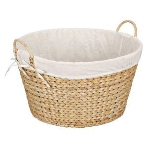 Panier de rangement en jacinthe d'eau tressé à la main, artisanat populaire naturel, avec taille personnalisée pour la décoration intérieure, nouvelle collection - Product Image 2