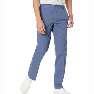 Supplier Brands Skinny Tapered Mens Casual Trousers, Custom Ripped 100 Nylon Khaki Long Pants For Men/