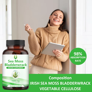Cápsulas de Musgo Marino de Marca Privada de 1600 mg, Suplemento Dietético, Apoya el Sistema Inmunitario y Mejora la Salud Corporal - Product Image 4