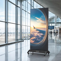 Afficheur LED numérique couleur M-Shine COB 250x250mm, luminosité 1000cd, 7680Hz, pour commerce de détail, magasin, intérieur, OEM