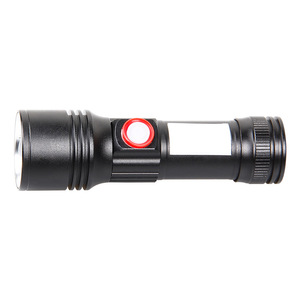 Xhp50 Usb Rechargeable Magnetic <b>Flashlight</b> <b>Led</b> Cob Emergency Camping Industrial Adjustable Focus Red Blue White Light - Product Image 5