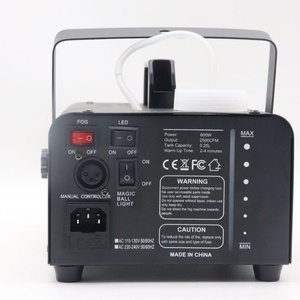 Machine à fumée compacte et portable 600W Magic-Ball, contrôlée par LED, tension universelle, multi-prises, émetteur de fumée de scène, brume pour <span class=keywords><strong>Escape</strong></span> Room - Product Image 4
