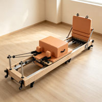 Commande en gros : Reformer Pilates Maple inclinable, réglable et pliable, équipement de fitness OEM