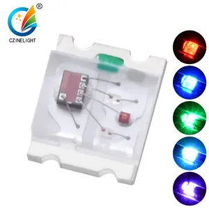 Czinelight Kwaliteit Smd 0805 Rgb Tri-Color Led Diode Ingebouwde Ic Snel En Langzaam Knipperen 0807 Rgb knipperende Fading Smd Led Chip