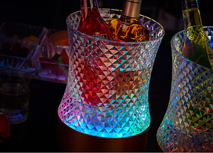 Bar Party Beer Bucket Ice Wine Set Red Wine Supplies Champagne Bucket Diamond LED Luminous Ice Bucket - Product Image 4