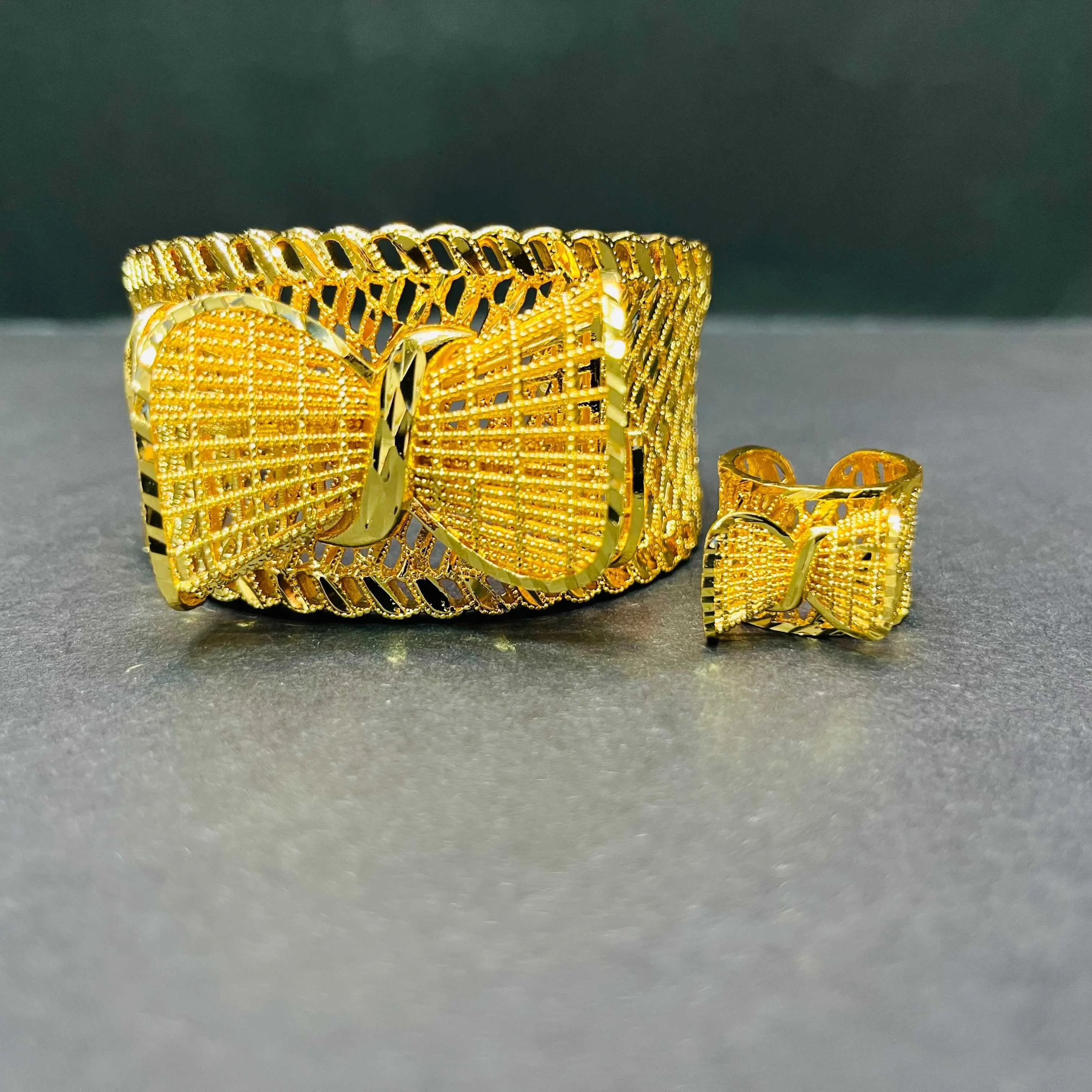 Роскошные ювелирные изделия 18k браслет для женщин ювелирные изделия 24k позолоченные браслеты Дубай Арабский Дизайн