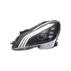 Conjunto de Faros Delanteros Modificados con Lentes LED para Clase C C180/C200 W204, Luz Diurna de 12V, Nuevos Faros LED de 12V y 6000K para C-Cla - Product Image 3