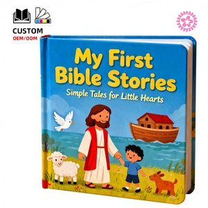 Libro de Historias Bíblicas Personalizado con Tapa Dura y Encuadernación Perfecta para Niños, con Papel y Cartón Reciclados, Impresión a Color CMYK Ecológica - Product Image 2