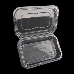 Hình chữ nhật rõ ràng nhựa bản lề <span class=keywords><strong>container</strong></span> thực phẩm vỏ sò salad trái cây nhựa <span class=keywords><strong>container</strong></span> để đi để bán - Product Image 5