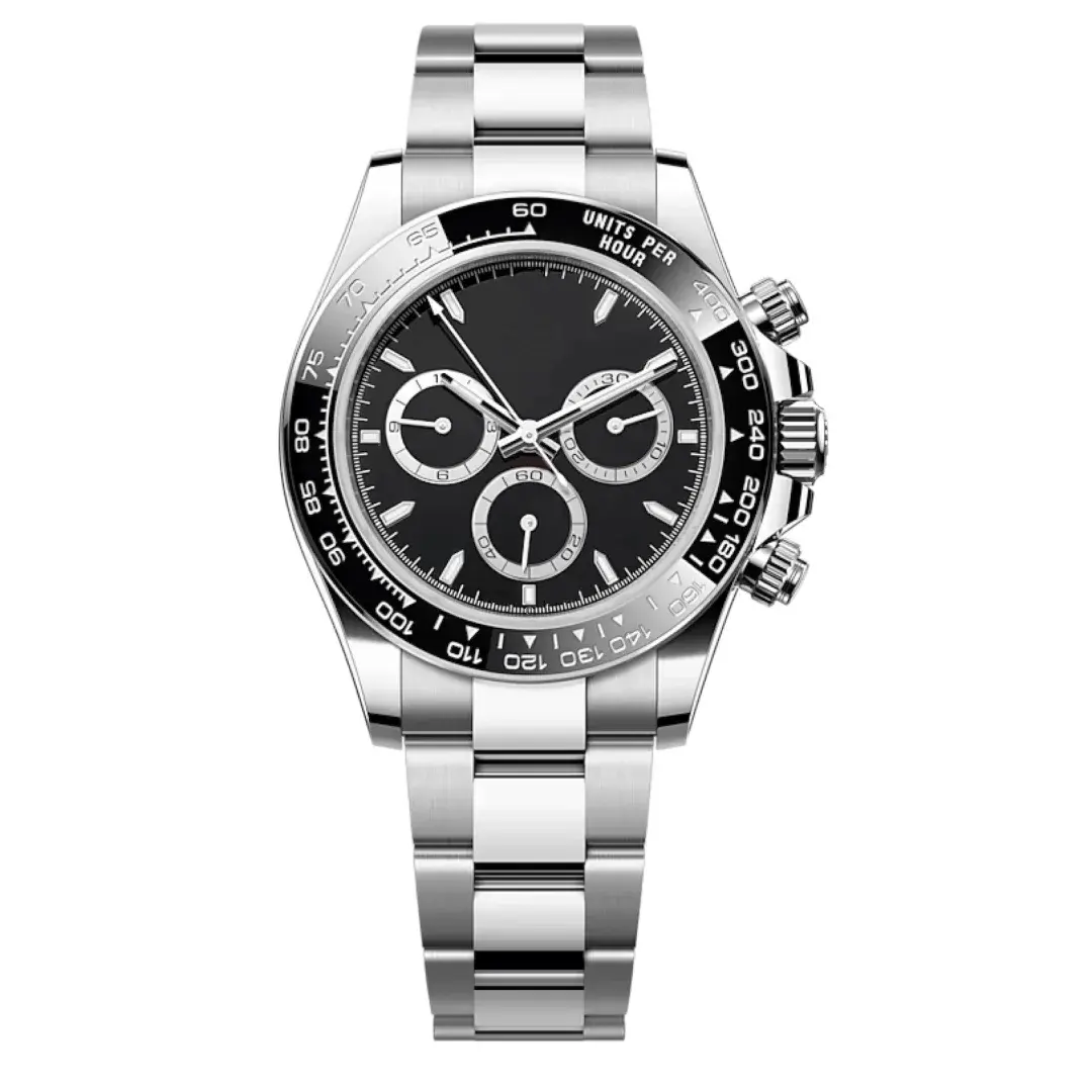 2024 qualité supérieure 116500 40mm Ultra-mince 12.2mm épaisseur daytonaes fonction chronographe montre mécanique