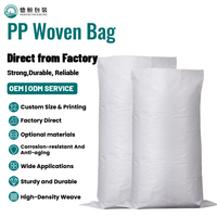 Sacs de construction robustes OEM ODM en PP tissé pour ciment, sable, gravier, matériaux de construction, thermoscellables, taille personnalisée, recyclables