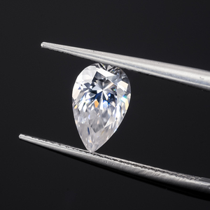 Piedras de Moissanita Sueltas con Corte de Pera de Alta Calidad al por Mayor, Gemas Certificadas GRA, DEF VVS1, Diamante de Moissanita - Product Image 2