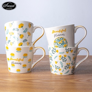 Tazza <span class=keywords><strong>in</strong></span> <span class=keywords><strong>Ceramica</strong></span> Personalizzata per Regali Promozionali, Creativa e Carina con <span class=keywords><strong>Lettere</strong></span> Cartoon per Celebrazioni - Product Image 2
