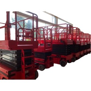 10m Chiều cao làm việc theo dõi bánh xích Scissor Lift manlifts cho công việc không khí Scissor 12M Lift trên con lăn bài hát - Product Image 4