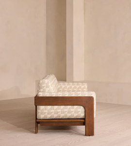 Moderno tre posti <span class=keywords><strong>in</strong></span> legno divano da giardino Set mobili da <span class=keywords><strong>esterno</strong></span> per Hotel a casa o per il tempo libero per cortile o soggiorno - Product Image 2
