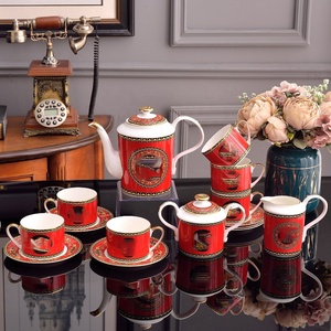 New Luxury Bone China Coffee & <b>Tea</b> <b>Sets</b> Premium Western Kitchen Accessories with Elegant Design - Product Image 2