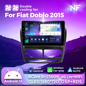 NaviFly NF nuovissimo Android13 QLED retrattile touch screen autoradio 10 pollici per <span class=keywords><strong>Fiat</strong></span> <span class=keywords><strong>Doblo</strong></span> <span class=keywords><strong>2015</strong></span> supporto di controllo vocale - Product Image 4