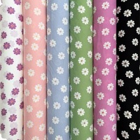 Sortie d'usine satin stretch, mousseline de soie 97% polyester 3% Spandex vibrant numérique mousseline de soie fleur impression tissu pour vêtements/