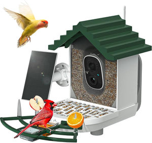 Mangeoire à <span class=keywords><strong>oiseaux</strong></span> intelligente AI moderne de luxe avec caméra, alimentée par batterie solaire, en PP, pour <span class=keywords><strong>oiseaux</strong></span> - Product Image 2