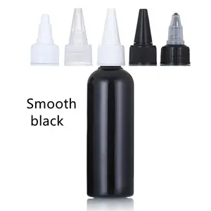 Hair Applicator Bottle 100ml Soft Hair Oil Dye Squeeze Applicator Packaging Bottle With Twist-open Dispensing Cap