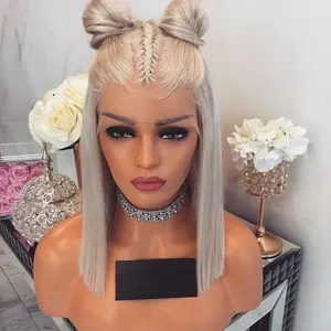 <span class=keywords><strong>Parrucche</strong></span> 100% capelli umani vergini da donna <span class=keywords><strong>biondo</strong></span> <span class=keywords><strong>platino</strong></span> #60 brasiliano in pizzo con pizzo HD 13x6 dimensioni - Product Image 1