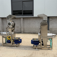 Pomelo RVS pulp-sapseparator aardbei moerbei grote industriële sapcentrifuge voor fruitverwerkingsbedrijf hoogwaardig