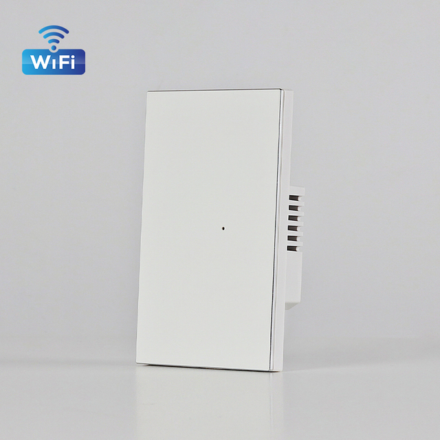1/2/3/4 PC Glass Material Smart WiFi Waterproof Dimmable Wall Switch with Remote App & Voice Control Timer for Smart Home
