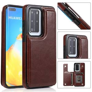 Portefeuille avec porte-cartes étui en cuir PU à rabat pour <span class=keywords><strong>Huawei</strong></span> P40 Pro Plus / P40 <span class=keywords><strong>P30</strong></span> Pro / P40 <span class=keywords><strong>P30</strong></span> <span class=keywords><strong>lite</strong></span> étui à fermoir magnétique - Product Image 1