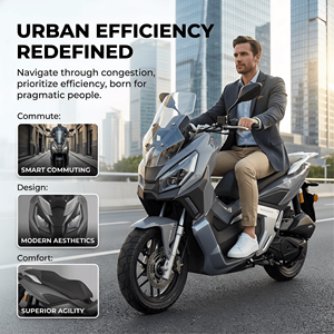 <span class=keywords><strong>Scooter</strong></span> à essence 150cc 4 temps refroidi par eau EURO 5, injection électronique BOSCH, 10,5 kW, vitesse maximale 95 km/h, réservoir de carburant 11L, cyclomoteur à essence - Product Image 3