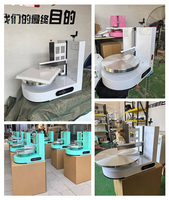Machine automatique de glaçage et de lissage de gâteaux à la crème commerciale de 4 à 18 pouces