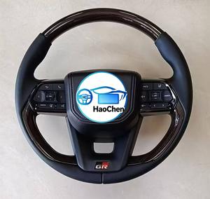 Nuevo Volante Deportivo de Fibra de Carbono con Cuero Perforado y Luces LED para <span class=keywords><strong>Toyota</strong></span> <span class=keywords><strong>CHR</strong></span> 2018 - Product Image 5