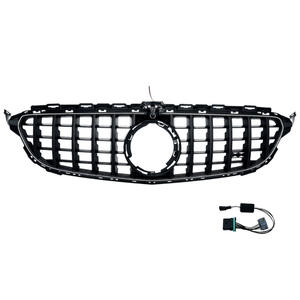 Veidt pour Mercedes-Benz Classe C W205 Lifting de Face, Mise à Niveau <span class=keywords><strong>AMG</strong></span> C43/C63 <span class=keywords><strong>AMG</strong></span> GT, Emblème de Calandre Illuminé - Product Image 1