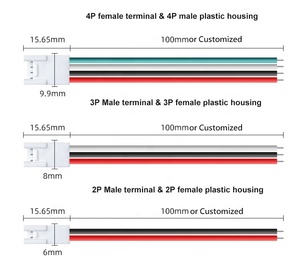 Tùy Chỉnh 2.0Mm PA PH Hy Vành Đai Khóa Kết Nối <span class=keywords><strong>Kit</strong></span> Cao Cấp Jst Adapter Dây Cáp 2P 16 Pin Nhà Ở Hệ Thống Dây Điện Khai Thác Xe Máy - Product Image 5