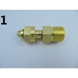 Cylinder Regulator Acetylene Adapter CGA 200 CGA 300 CGA 510 CGA 520 POL Valve Parts - Product Image 2