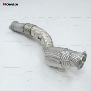 ท่อดาวน์ไปป์แบบแคทเทดสำหรับ G80 M3 S58 BMW M2 G82 G87 3.5 "ถึง3" ระบบท่อไอเสียชนิดหนึ่ง - Product Image 4