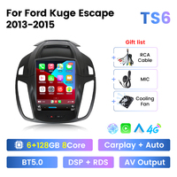 MEKEDE-Autoradio Android avec Navigation GPS DSP, 2 din, 4G, pour Ford Kuga Escape 2013-2015