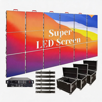 Écran LED de location pour scène, étanche IP65, taux de rafraîchissement élevé, boîtier en aluminium 500x500/500x1000, P2.9 P3.9