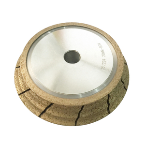 Roue périphérique diamantée OG de 10 mm pour machine à chanfreiner le verre, 3 meules à verre OG personnalisables OEM pour applications métalliques - Product Image 4