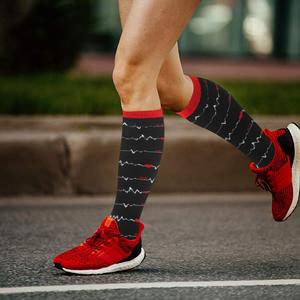 Calcetines Largos hasta la Rodilla al por Mayor, <span class=keywords><strong>Medias</strong></span> de Ciclismo para Correr, Deporte, Logotipo Personalizado, Calcetines de Compresión para Enfermeras de 20-30 mmHg - Product Image 6