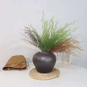 Vente en gros d'usine de plantes artificielles bon marché verdure artificielle en plastique pour les arrangements floraux de mariage - Product Image 6