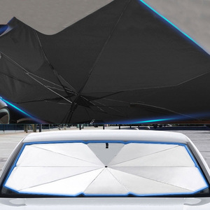 Pare-soleil de pare-brise de voiture universel pliable protection <span class=keywords><strong>UV</strong></span> pare-soleil pour voitures pare-soleil de fenêtre avant parapluie - Product Image 2