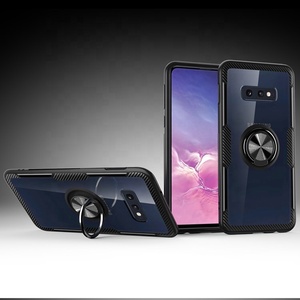 de armadura anillo soporte magnético soporte de teléfono móvil a prueba de golpes caso híbrido para Samsung Galaxy S10 Lite - Product Image 2