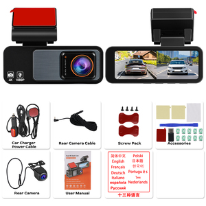 Cámara para Auto Podofo Dash Cam 4K de Doble Lente, 3.16 Pulgadas, Grabación en Bucle, Visión Nocturna, Detección de Movimiento, GPS, Wifi y Aplicación, Sensor G - Product Image 6