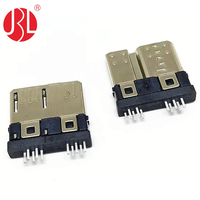 Conector Micro USB 3.0 Tipo B de Montaje en Superficie, Conector Macho Micro USB-B, USB-M-10M-3, Categoría de Producto