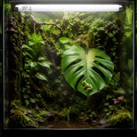 LuckyHerp T8 18W UVB5.0 Lampe UVB Spirale en Verre pour Reptiles Écologique Intérieur Toutes Saisons 24 pouces