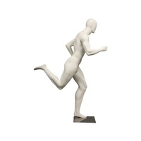 Maniquíes Musculosos Inflables de Cuerpo Completo con Cabeza para Exhibición de Ropa Masculina - Pose de Carrera Original Europea