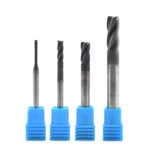 JR110 CNC cutting tools HRC68 Diamond Coating Milling Cutter end mill for Graphite fiber