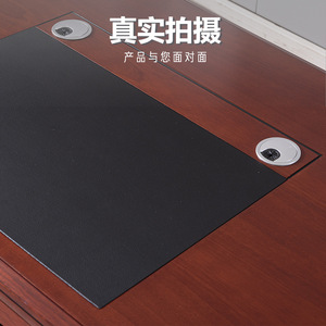 Bureau d'écriture en placage de bois Hongming 120 cm avec tiroirs verrouillables et armoire de rangement pour bureau, salle d'étude, usage commercial - Product Image 4