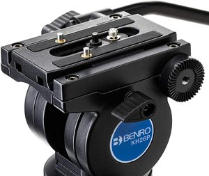Trípode de Video <span class=keywords><strong>Benro</strong></span> KH26P con Cabezal |   Deslizamiento Continuo de Panel |   Capacidad de Carga de 5 kg - Product Image 2